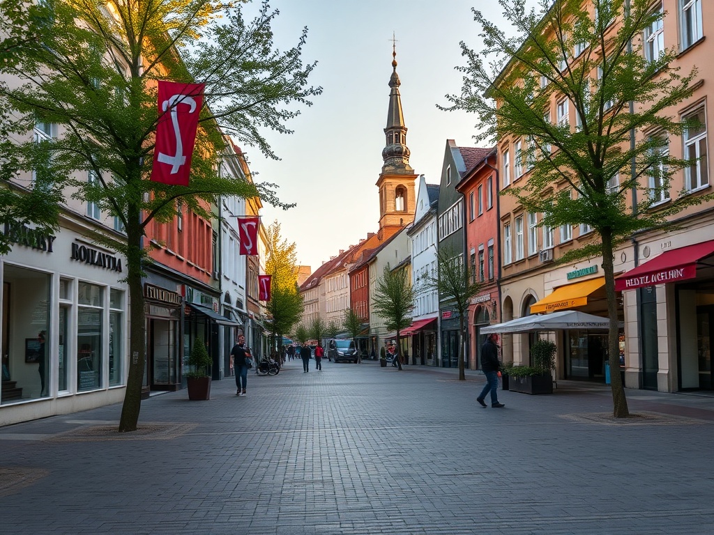 Ilustracja symbolizująca tajemnicę i niecodzienne zdarzenia w Głogowie, nawiązująca do "duchów" i "zabawy w pochowanego".
